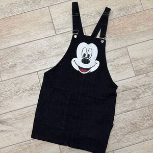 Disney Mickey Mouse Overall Dress Medium EUC